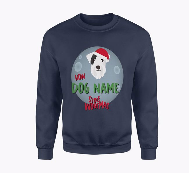 Dog Stole Woofmas: Personalised {breedFullName} Adult Sweater